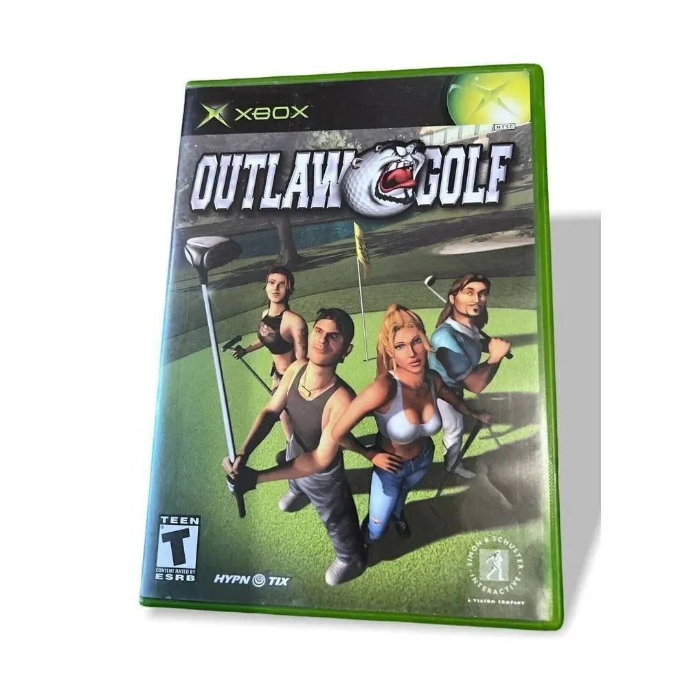Outlaw Golf (Microsoft Xbox, 2002) W/ manual